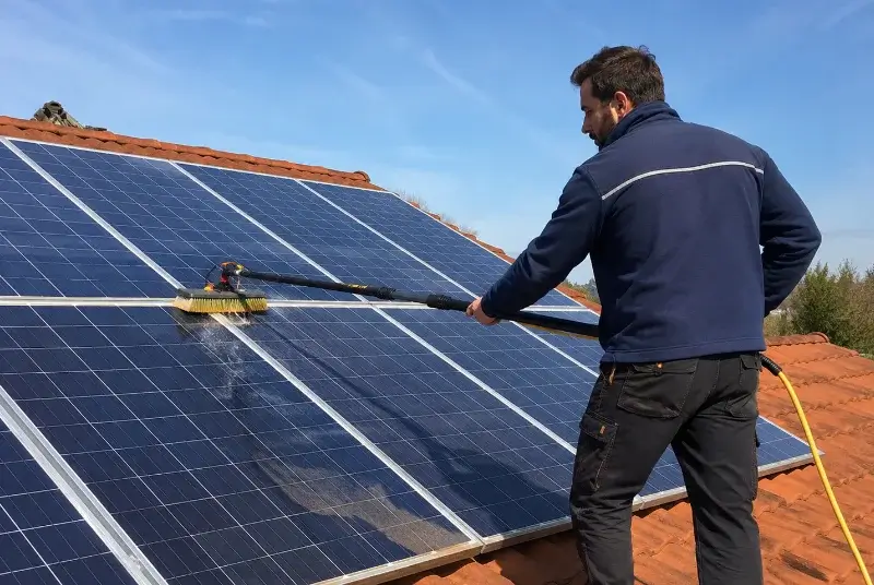 Nettoyage et entretien de panneaux solaires à Ayguesvives